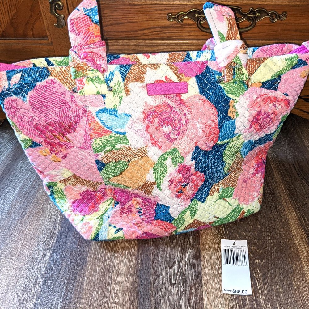 Vera Bradley Superbloom Hadley East West Tote